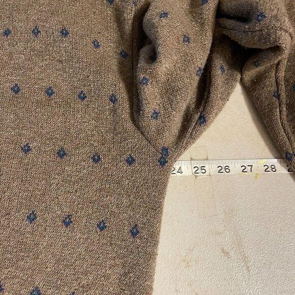 Vintage Robert Bruce Wool Blend Button Cardigan Sweater Grandpa Mr. Rogers XL - Picture 8 of 9